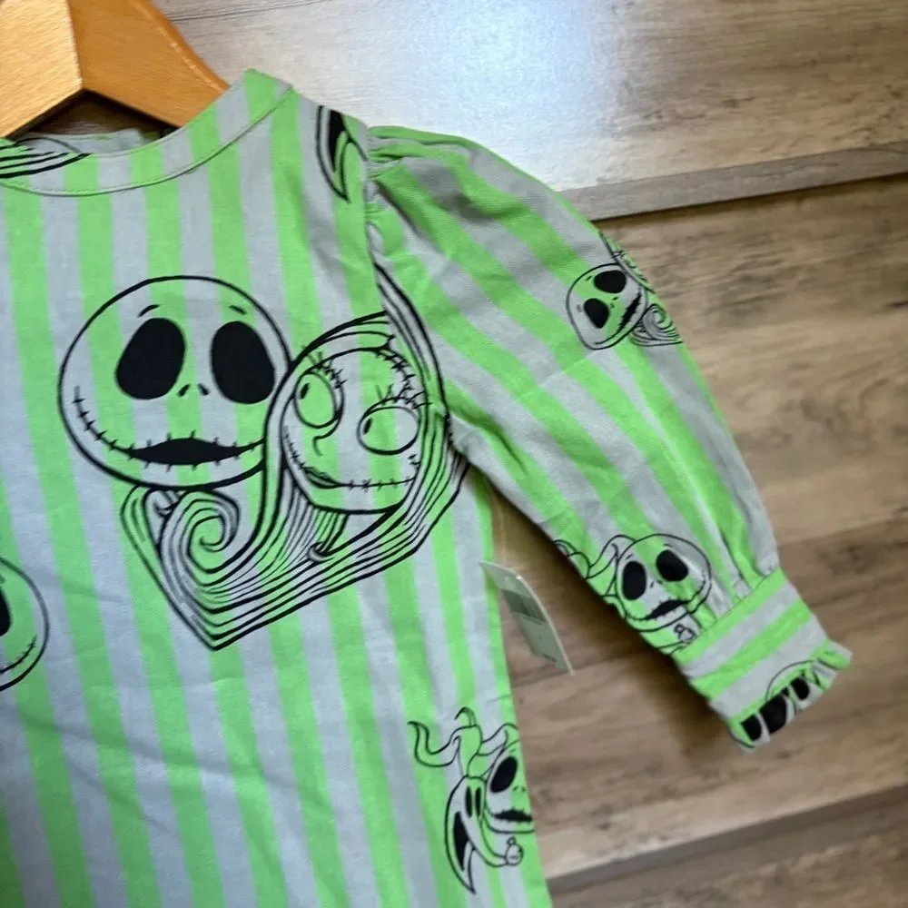 Disney Girls 2T Nightmare Before Christmas Jack Skellington Dress Halloween - Picture 3 of 11